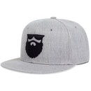 Boné Masculino Casual com Bordado de Barba