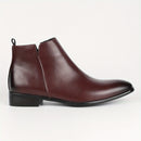 Botas Chelsea masculinas com zíper fashion