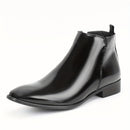 Botas Chelsea masculinas com zíper fashion