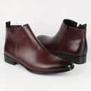 Botas Chelsea masculinas com zíper fashion