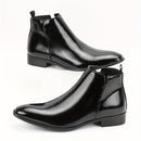 Botas Chelsea masculinas com zíper fashion