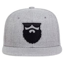 Boné Masculino Casual com Bordado de Barba
