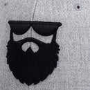 Boné Masculino Casual com Bordado de Barba
