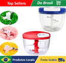 Mini Processador de Alimentos Neverdie – 900ml, Grande, com 5 Lâminas