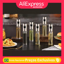 Kit Spray Pulverizador Azeite de Oliva Vinagre Vidro Compacto Prático para Cozinha Controle de Dosagem Versátil Econômico Higiênico