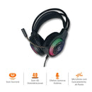 Headset Gamer Ult-G9 Fone de Ouvido com Microfone RGB LED Compatível com PS4, PS5, Xbox One, Celular e Computador