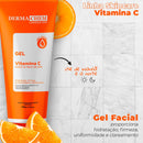 Kit 3 Cuidados com a Pele Vitamina C – Clareador Dermachem: Sérum Clear Melasma, Gel Facial Anti-idade e Sabonete Facial Vitamina C