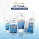 Kit 4 Cuidados com a Pele Antiacne – Sabonete, Tônico, Sérum e Gel Creme – Phállebeauty
