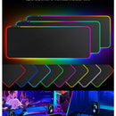 Mouse Pad Gamer Iluminado led Rgb Grande 80 cm por 30 com Mousepad gamer Led com em volta superficie speed para jogos