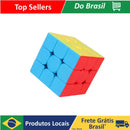 Cubo Mágico Anti-stress 3x3x3 Profissional Gold Edition