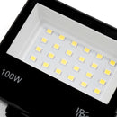 Kit 2 Refletores LED 100W Holofote Bivolt À Prova d'Água IP66 Luz Branca Fria