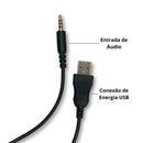 Headset Gamer G7 com LED RGB, Microfone, USB e P3 para PC, Computador, Videogame e Celular – Ult-G7