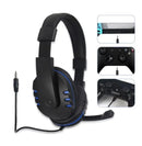 Headset Gamer P3 com Microfone e Graves para PC, Jogos, Som de Alta Qualidade, Confortável para Longas Sessões