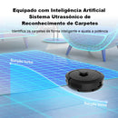 Robô Aspirador Liectroux G7 Aspira Passa Pano Base Autolimpante Controle via Aplicativo Navegação a Laser Armazena Mapas