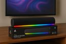 Soundbar Gamer Knup KP-RO852 – 14W RMS, RGB, Entrada P2/USB, Controle de Volume, Caixa de Som para PC, Notebook, TV e Monitor Wide
