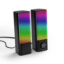 Soundbar Gamer RGB – Bluetooth, USB, P2, 10W RMS, 2 em 1, Torre de Som com Iluminação LED, Áudio para PC, TV, Celular, Notebook, Escritório e Casa