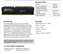 Beast DDR5 Desktop RAM – 16GB / 32GB, 5200–6000 MHz, 288-Pin, 1.1V