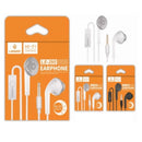 Fones de Ouvido com Microfone com Cancelamento de Ruído, Fones de Ouvido Universais com Controle Remoto para Função de Chamadas