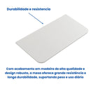 Mesa de Parede Dobrável Bemfix Branca 100x41cm em MDP