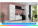 Cozinha Compacta Itatiaia Amanda Aço – 10 Portas e 1 Gaveta com Balcão