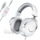 Headset Gamer FIFINE H9 com Som Surround 7.1, Controle de Volume e Interruptor de Mudo, Interface 3,5 mm ou USB para PC/Mac/PS4/PS5/Xbox