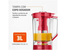 Liquidificador Mondial L-1200 RI Turbo – 12 Velocidades, 1200W, Vermelho, 220V