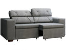 Sofá Reclinável Retrátil 3 Lugares em Suede