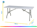Mesa Dobrável Multifuncional Otello DOB-BR2 1,80m