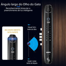 Fechadura Eletrônica Facial XSDTS Wifi, Biométrica, Impressão Digital, Fechadura Inteligente para Porta, Senha, Reconhecimento Facial 3D, Câmera, Fechadura Eletrônica