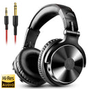 Oneodio Pro 10 Fones de Ouvido com Fio Fone de Ouvido Hi-Res Áudio com Fio Headset Estéreo Profissional DJ com Microfone Over Ear Fone de Estúdio