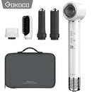 Gokoco S1 Pro Secador de Cabelo 5 em 1 Versátil Cabeça de Alisamento Magnética Pente Modelador de Cachos