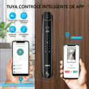 Fechadura Eletrônica Facial XSDTS Wifi, Biométrica, Impressão Digital, Fechadura Inteligente para Porta, Senha, Reconhecimento Facial 3D, Câmera, Fechadura Eletrônica