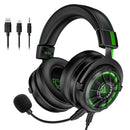 EKSA StarEngine Pro Headset Gamer 7.1 com Fio Over Ear Fones de Ouvido com Microfone com Cancelamento de Ruído ENC para PC/PS4/PS5/Xbox