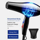 Secador de Cabelo 2200W Profissional Potente Aquecimento Rápido Ajuste Quente e Frio Secador de Ar Iônico com Coletor de Ar