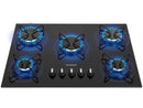 Cooktop 5 Bocas Mondial a Gás GLP Preto - Bivolt