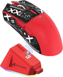 Mouse Gamer sem Fio ATTACK SHARK X11 PixArt PAW3311, com três modos, base de carregamento, sensor para jogos, Bluetooth / 2.4G