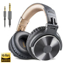 OneOdio Pro 10 Fones de Ouvido com Fio Over Ear Áudio Hi-Res Headset com Microfone Fone de Estúdio DJ Estéreo Conexão 3.5mm/6.35mm