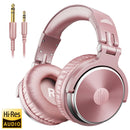 Oneodio Pro 10 Fones de Ouvido com Fio Fone de Ouvido Hi-Res Áudio com Fio Headset Estéreo Profissional DJ com Microfone Over Ear Fone de Estúdio