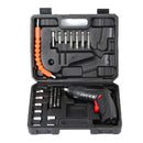Kit Parafusadeira Elétrica Portátil Maleta Jogo De Bits