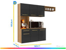Cozinha Compacta Aramóveis Carol com Balcão, 6 Portas e 1 Gaveta