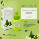 Kit Completo 5 Itens – Linha Glow Love Abacate, Max Love