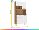 Cozinha Compacta Demobile Malta com 4 Portas