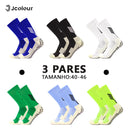 Meias de Corrida de Poliamida Meia Média Meias de Futebol Pontos Antiderrapantes Meias Masculinas para Ciclismo
