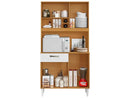 Cozinha Compacta Malva Aramobile, 4 Portas e 1 Gaveta