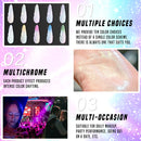Iluminador Duocromo CHARMACY com Pigmento Glitter Multicor Longa Duração