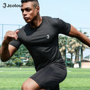 Camisa Esportiva Masculina, Camisa de Corrida de Secagem Rápida, Camisa de Futebol Respirável, Roupas Esportivas, Camiseta