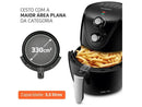Fritadeira Elétrica Sem Óleo/Air Fryer Mondial Pratic AF-31 Preta 3,5L com Timer - 220V