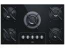 Cooktop 5 Bocas a Gás Consul Vidro Temperado - GLP - Bivolt