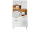 Cozinha Compacta Malva Aramobile, 4 Portas e 1 Gaveta