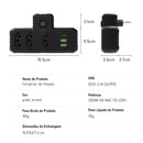 Tomada, plugue, extensão de tomada, tomada USB, tomada de parede, extensão elétrica, saída de energia, adaptador universal de tomada